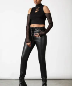 Killstar Primevil Lace-Up Pants Ladies