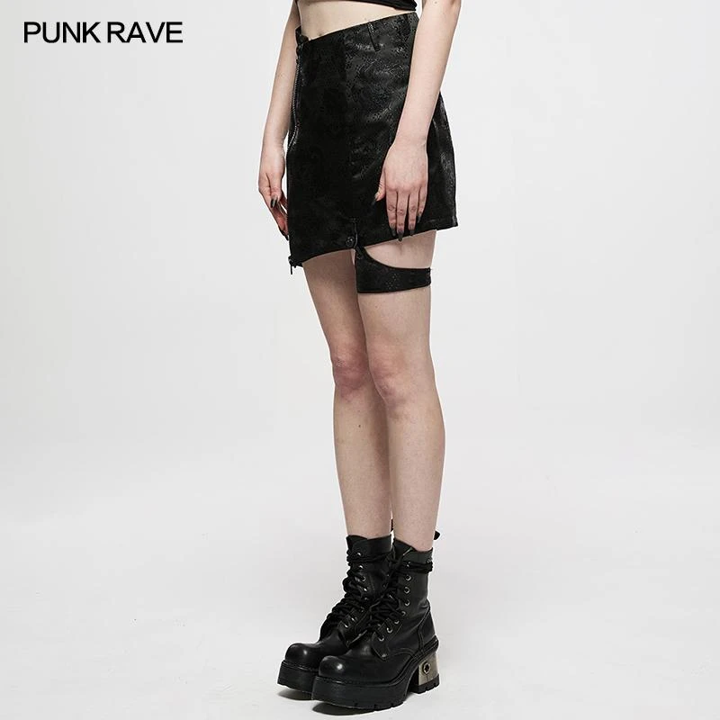 Punk Rave Jacquard Dragon Skirt 4 Punk Rave Jacquard Dragon Skirt