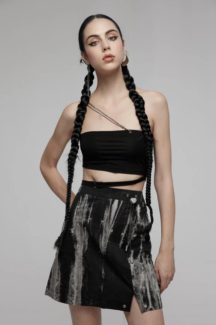 Punk Rave Jannis Tie Dyed Skirt Ladies 3 Punk Rave Jannis Tie Dyed Skirt Ladies