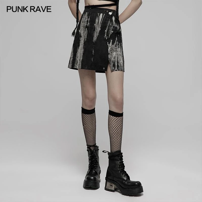 Punk Rave Jannis Tie Dyed Skirt Ladies 6 Punk Rave Jannis Tie Dyed Skirt Ladies