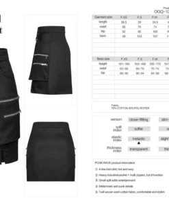 Punk Rave Joria Pocket Skirt