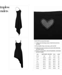 Ladies Punk Rave Lillee Asymmetric Dress