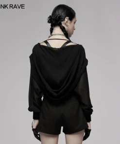 Punk Rave Mania Chiffon Hooded Jacket