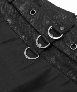 Punk Rave Chiffon Maxi Skirt With Integral Shorts Ladies