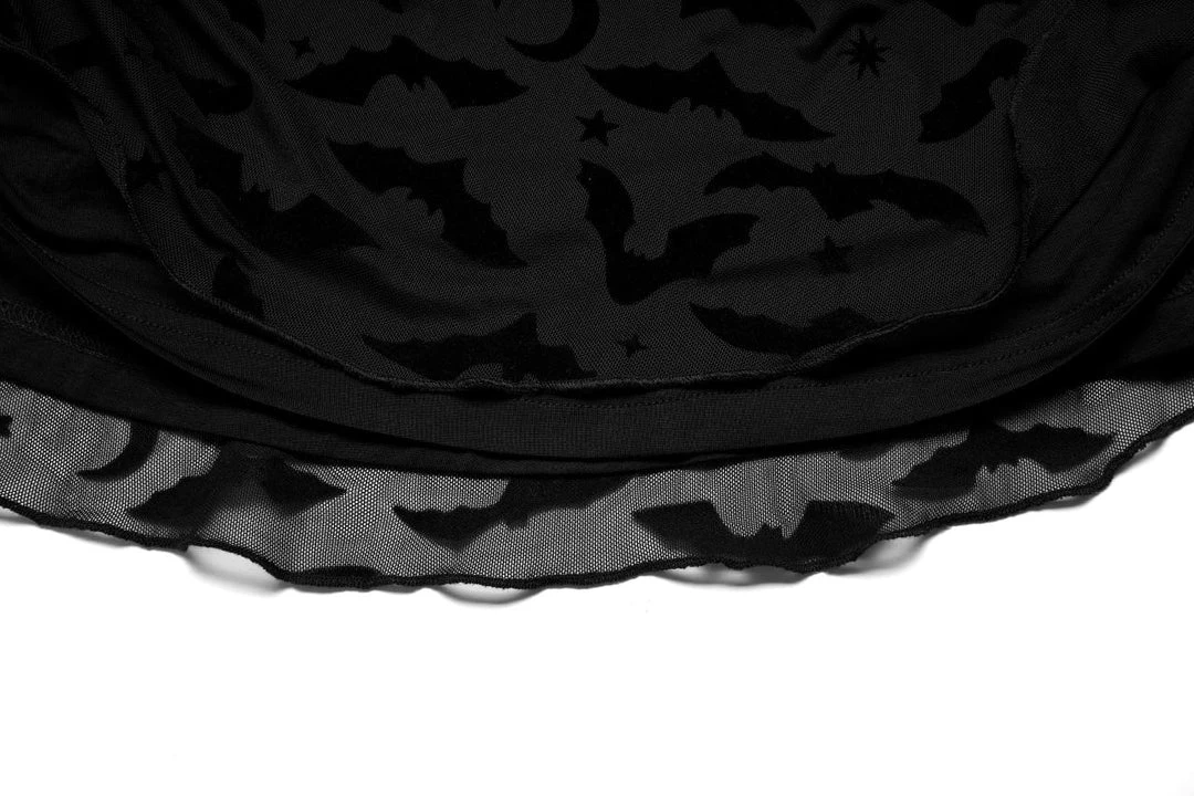 Ladies Punk Rave Nightfall Skater Dress 13 Ladies Punk Rave Nightfall Skater Dress