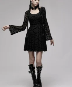 Ladies Punk Rave Nightfall Skater Dress 17 Ladies Punk Rave Nightfall Skater Dress