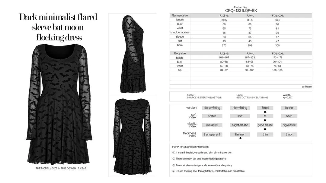 Ladies Punk Rave Nightfall Skater Dress 11 Ladies Punk Rave Nightfall Skater Dress