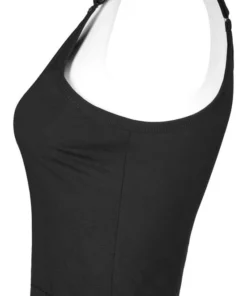 Ladies Punk Rave Nymph Crop Top - Plain 17 Ladies Punk Rave Nymph Crop Top - Plain