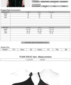 Ladies Punk Rave Nymph Crop Top - Plain 14 Ladies Punk Rave Nymph Crop Top - Plain