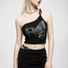 Punk Rave Nymph Crop Top - Printed 2 Punk Rave Nymph Crop Top - Printed