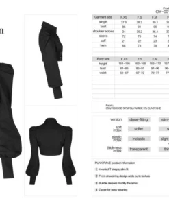 Punk Rave Olya Cropped Jacket Ladies