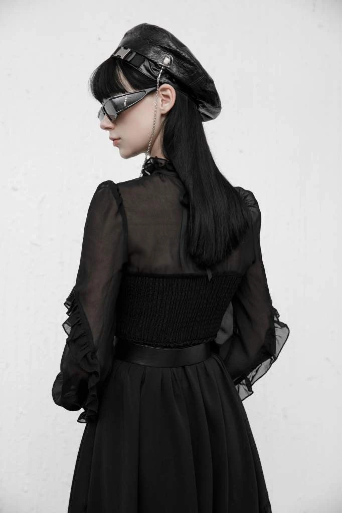 Ladies Punk Rave Peyton Chiffon Dress 8 Ladies Punk Rave Peyton Chiffon Dress