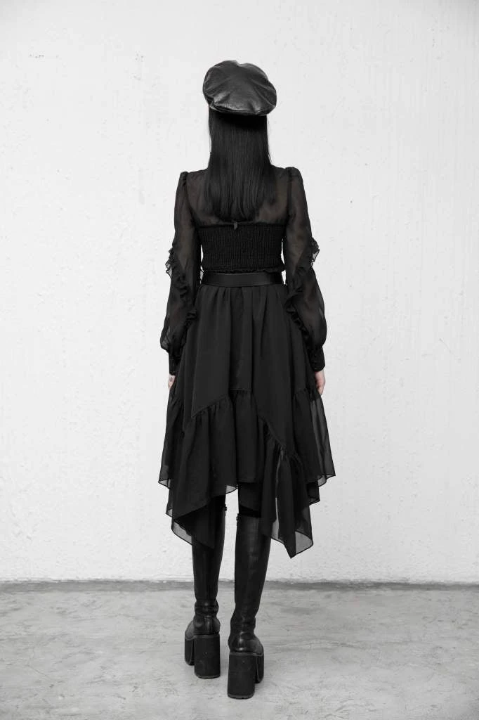 Ladies Punk Rave Peyton Chiffon Dress 6 Ladies Punk Rave Peyton Chiffon Dress