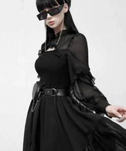 Ladies Punk Rave Peyton Chiffon Dress 21 Ladies Punk Rave Peyton Chiffon Dress