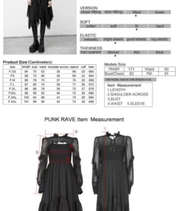 Ladies Punk Rave Peyton Chiffon Dress 31 Ladies Punk Rave Peyton Chiffon Dress