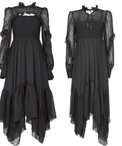 Ladies Punk Rave Peyton Chiffon Dress