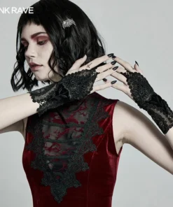 Accessories Punk Rave Saanvi Lace Gloves