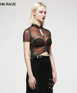 Punk Rave Shayla Top - Red 14 Punk Rave Shayla Top - Red