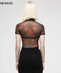 Punk Rave Shayla Top - Red 15 Punk Rave Shayla Top - Red