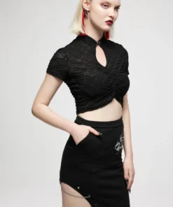 Ladies Punk Rave Shayla Top - Black