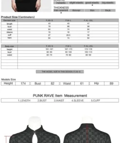 Ladies Punk Rave Shayla Top - Black 16 Ladies Punk Rave Shayla Top - Black