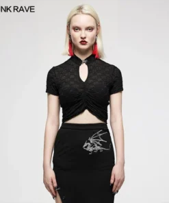 Ladies Punk Rave Shayla Top - Black 13 Ladies Punk Rave Shayla Top - Black