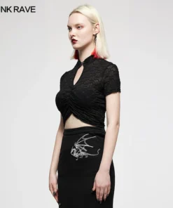 Ladies Punk Rave Shayla Top - Black 14 Ladies Punk Rave Shayla Top - Black