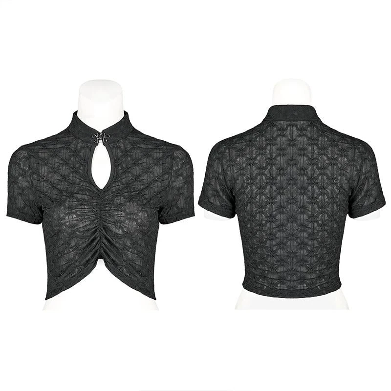 Ladies Punk Rave Shayla Top - Black 8 Ladies Punk Rave Shayla Top - Black