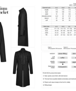 Punk Rave Silas Embroidered Jacket 23 Punk Rave Silas Embroidered Jacket