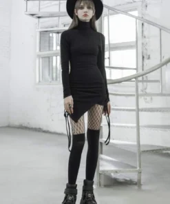 Ladies Punk Rave Starling Asymmetrical Dress