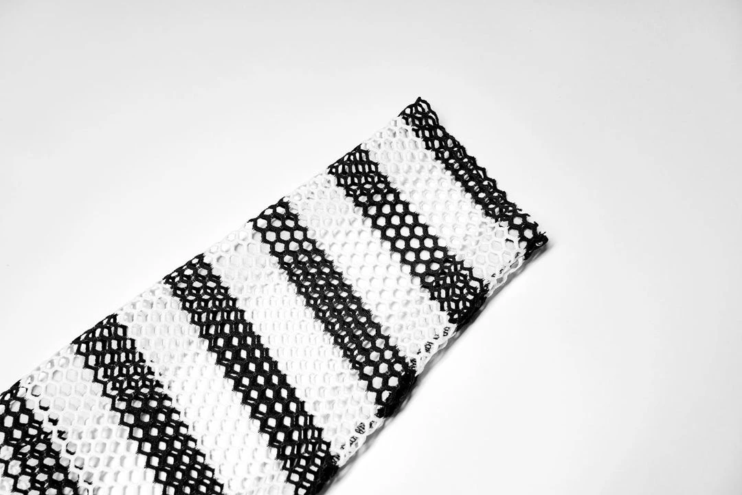 Punk Rave Stripe Mesh Longline Tee Ladies 14 Punk Rave Stripe Mesh Longline Tee Ladies