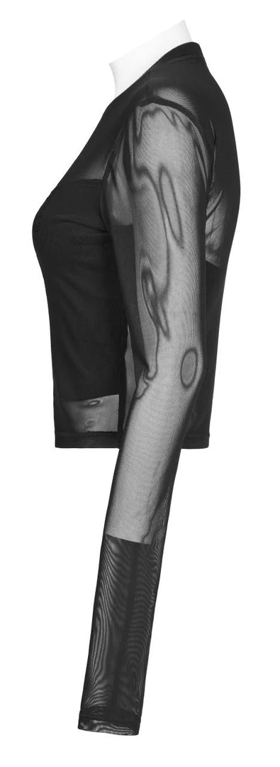 Punk Rave Sun Dragon Mesh Top Ladies 9 Punk Rave Sun Dragon Mesh Top Ladies