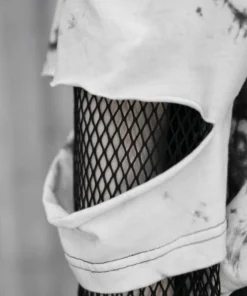 Ladies Punk Rave Sydney Tie-Dye Top - White