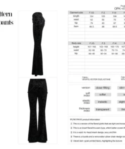 Punk Rave The Abyss Velvet Flares Ladies