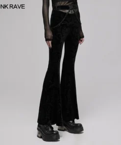 Punk Rave The Abyss Velvet Flares Ladies