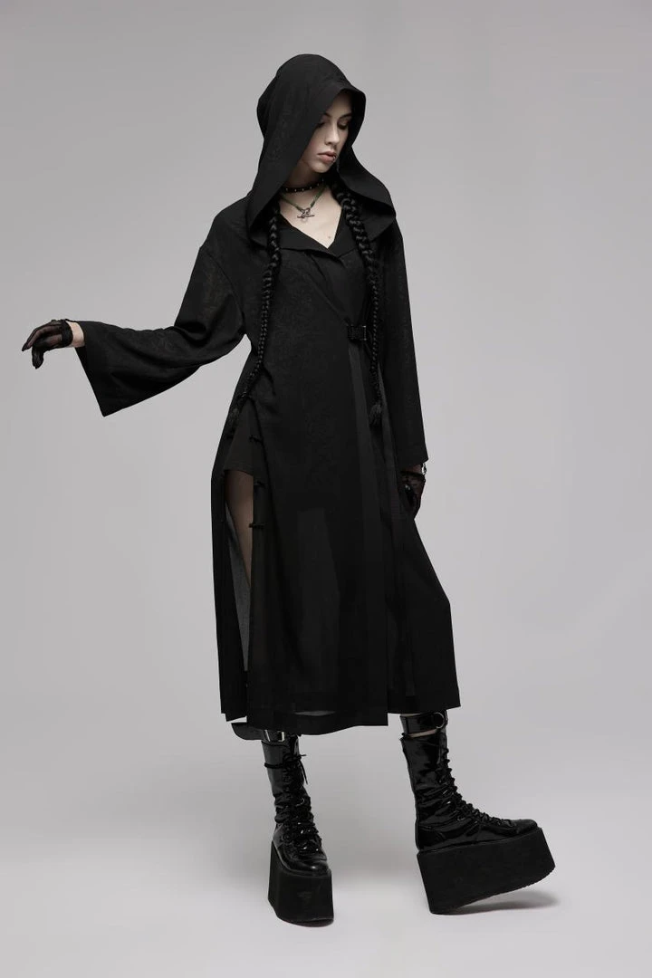 Ladies Punk Rave Tianna Chiffon Coat 3 Ladies Punk Rave Tianna Chiffon Coat