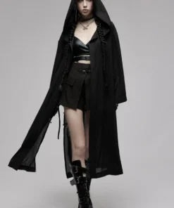 Ladies Punk Rave Tianna Chiffon Coat 23 Ladies Punk Rave Tianna Chiffon Coat
