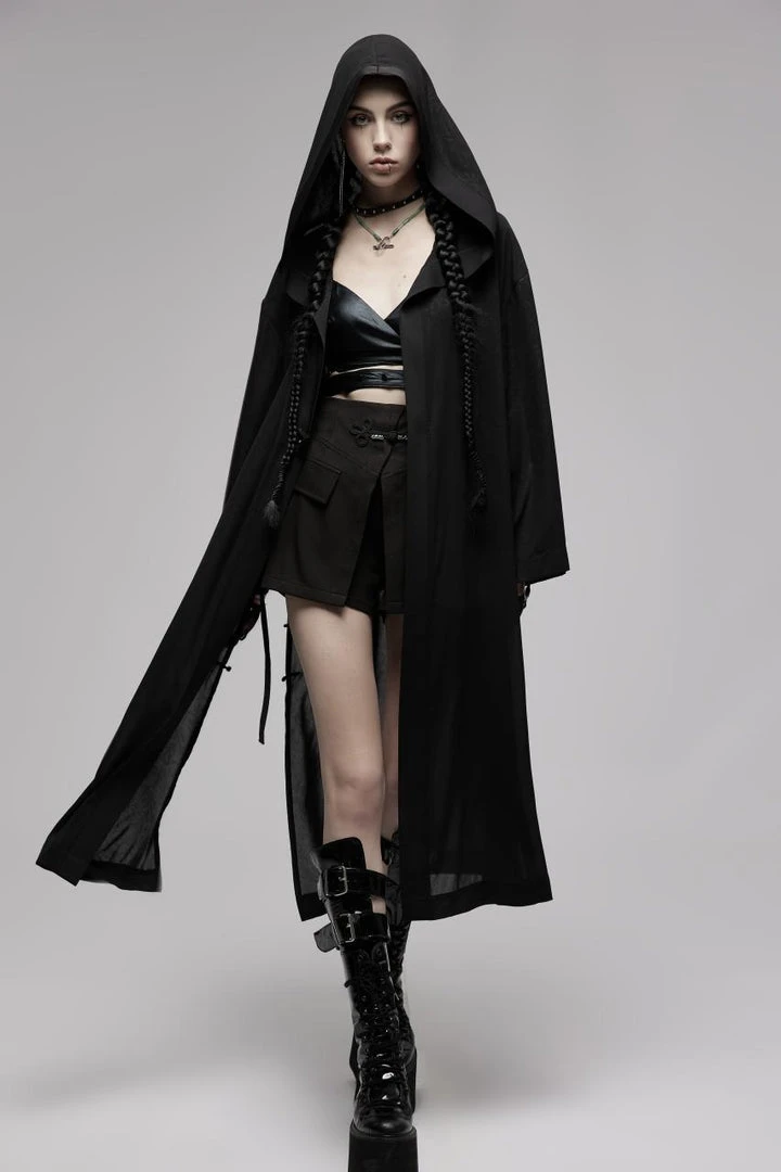 Ladies Punk Rave Tianna Chiffon Coat 5 Ladies Punk Rave Tianna Chiffon Coat