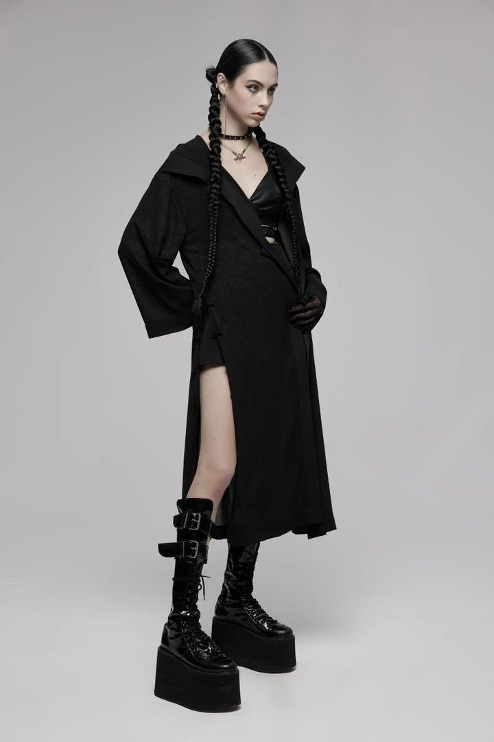 Ladies Punk Rave Tianna Chiffon Coat 13 Ladies Punk Rave Tianna Chiffon Coat