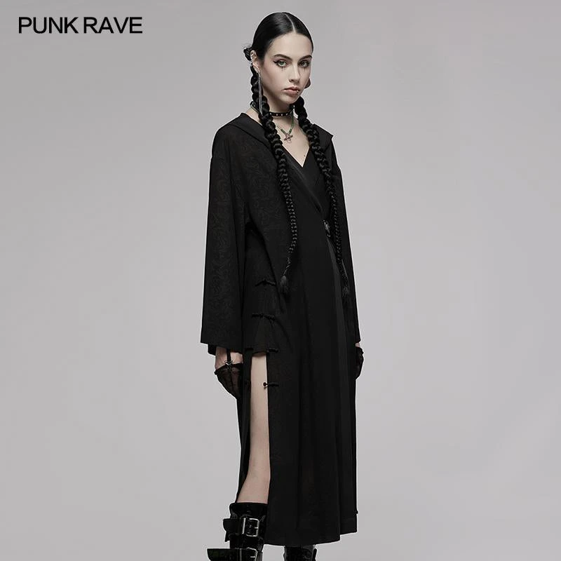 Ladies Punk Rave Tianna Chiffon Coat 6 Ladies Punk Rave Tianna Chiffon Coat