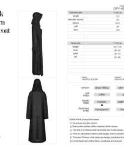 Ladies Punk Rave Tianna Chiffon Coat 32 Ladies Punk Rave Tianna Chiffon Coat