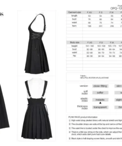 Ladies Punk Rave Tia Underbust Dress