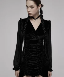 Punk Rave Vianna Velvet Dress Ladies