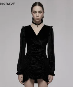 Punk Rave Vianna Velvet Dress Ladies