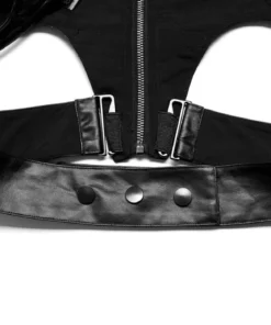 Ladies Punk Rave Wide Shoulder Vest