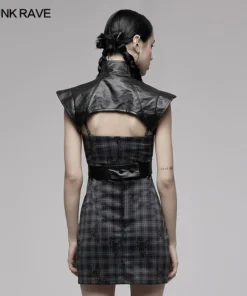 Ladies Punk Rave Wide Shoulder Vest