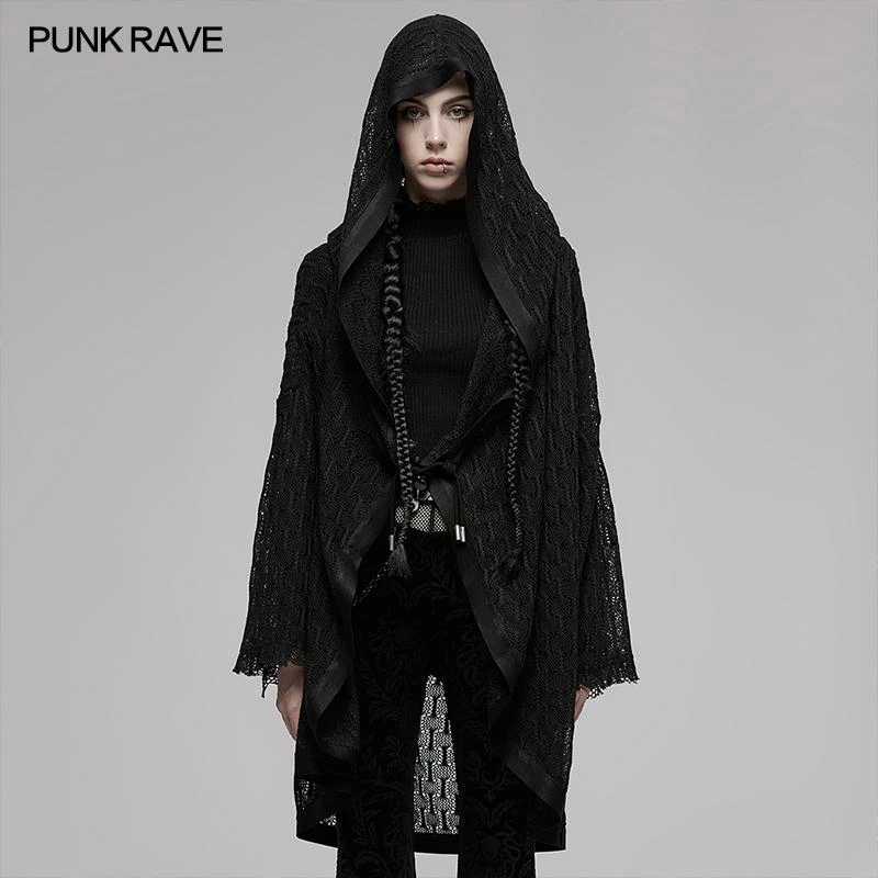Ladies Punk Rave Zeria Hooded Cardigan 6 Ladies Punk Rave Zeria Hooded Cardigan