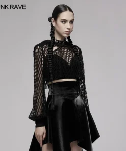 Punk Rave Zola Cropped Hoodie