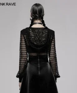 Punk Rave Zola Cropped Hoodie