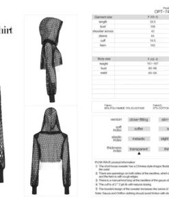 Punk Rave Zola Cropped Hoodie